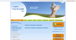 Desktop Screenshot of clevelandfootdoctors.com